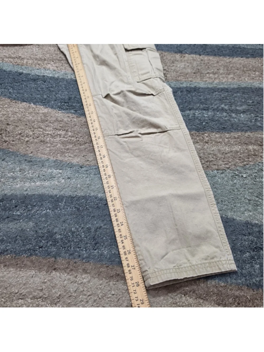 Polo Ralph Lauren Cargo Pants Boys L 14 16 Khaki Drawstring Pony Logo